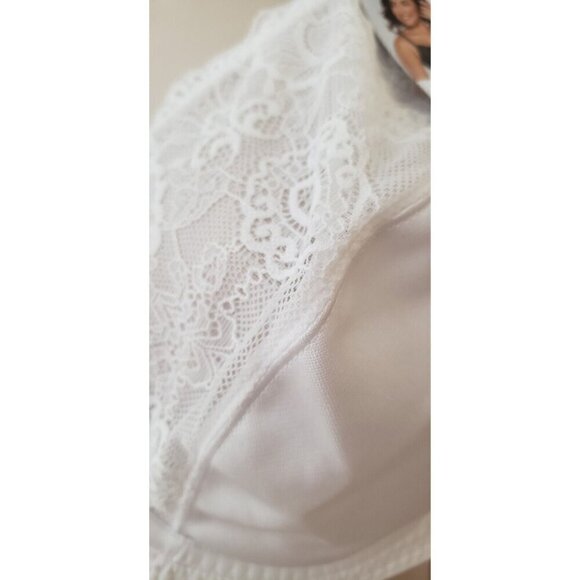 NWT PLAYTEX LIFT FULL COVERAGE UNDERWIRE WHITE BRA SIZE 42C - Picture 3 of 8